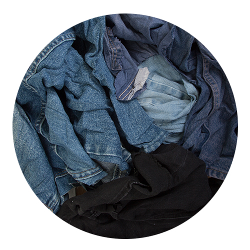 Recycled Denim Rags - 10kg Bag - Image 2